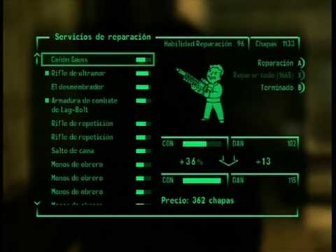 how to repair in fallout 3