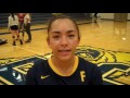 Ashley Bazier on Volleyball Senior Day Wins
