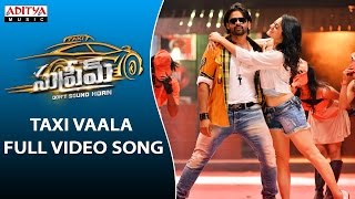 Taxi Vaala Full Video Song  Supreme Full Video Son