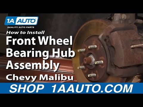 How to Install Replace Front Wheel Bearing Hub Assembly Chevy Malibu 04-10 1AAuto.com