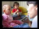 Baby Natalie reading with Vanessa and Lisa Baby Natalie reading with Vanessa and Lisa