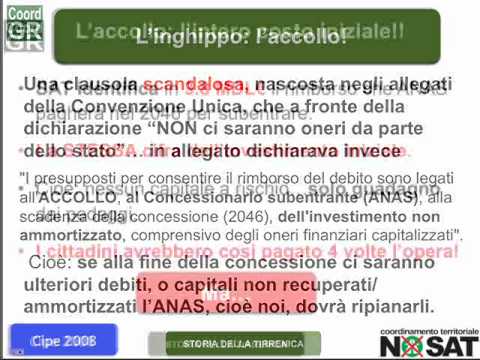 NO SAT, storia dell' Autostrada Tirrenica 