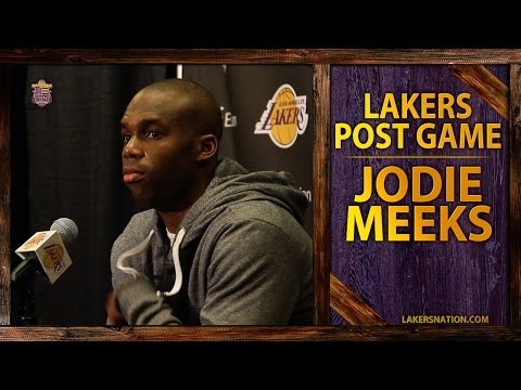 Video: Lakers vs. Thunder: Jodie Meeks After His Career-High 42 Point Game, Kobe's Mental Approach