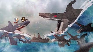 Jaws Movie 2 - Mega Robo Shark Army vs Jaws Shark Army! (Minecraft Roleplay) #11