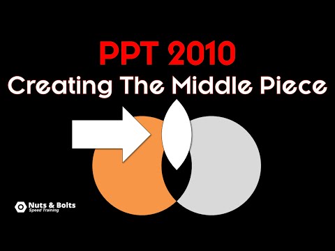 how to draw overlapping circles in word