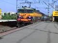 Nagercoil Rushing past Akurdi at 95+ kmph Nagercoil Rushing past Akurdi at 95+ kmph
