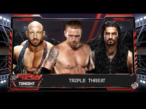 Roman Reigns vs. Randy Orton vs. Ryback – No. 1 Contender’s Match: Raw, April 6, 2017