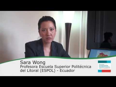 Sara Wong – Cápsulas Cohesión Territorial para el Desarrollo