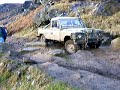 coaxing a battered 109 lanny up stanage edge