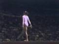 Nadia Comaneci alle Olimpiadi di Montreal '76 (Trave)