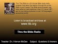 Dr J Vernon McGee Q&A - Old Nature Crucified Dr J Vernon McGee Q&A - Old Nature Crucified
