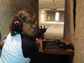 Jessie shooting the M4 Carbine ( Smith&Wesson M&P15 )