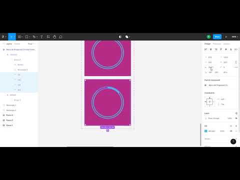 Barra de Progresso Circular Animada com Figma | Dicas de Figma