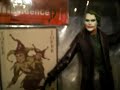 Joker The Dark Knight Movie Masters Toys and Mess in Living Room