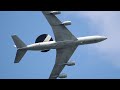 AWACS, DONCASTER AIRPORT (UK) B707, E-3D, SENTRY, ZH107, OVER ARMTHORPE