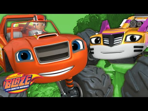 Blaze & Stripes Transform into Animal Monster Machines! | Blaze and the Monster Machines