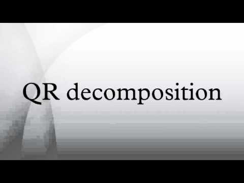how to perform qr decomposition