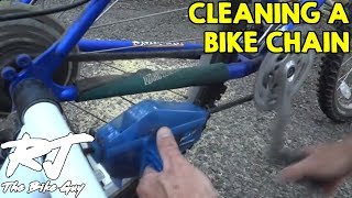 how to clean the gears and chain on a bicycle
