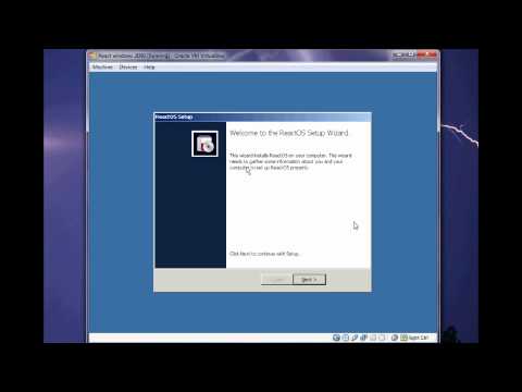 how to install reactos