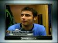 Atlanta Thrashers goalie Ondrej Pavelec pre-game interview