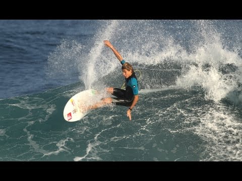 Fioravanti - Considered to be the most promising Italian surfer ever, 15-year-old Leonardo Fioravanti trains in Maui before the North Shore Surf Shop Pro Junior at Sunset...