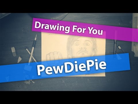 how to draw felix kjellberg
