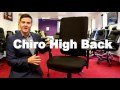 Chiro High Back 24 Hour Posture Chair