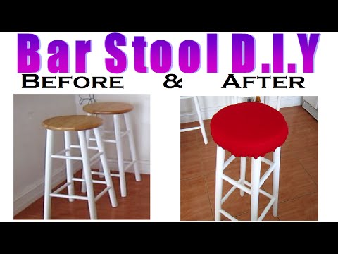 how to recover bar stools