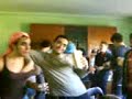 desfase en el piso de los ex-cum en la calle fonseca por la celebracion de la fiesta de ciencias