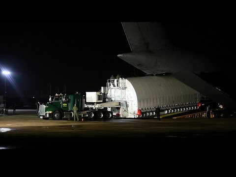 NASA | Webb's Backplane Pathfinder Arrives at NASA JSC for Cryotesting