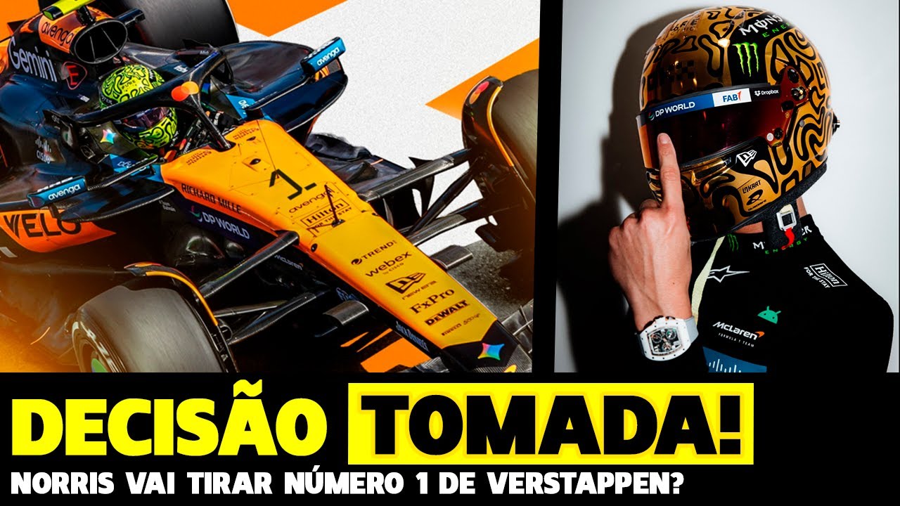 🚨Norris Vai Tirar O Número 1 De Verstappen? Piloto Toma Decisão! Fórmula 1 | Gpemcasa