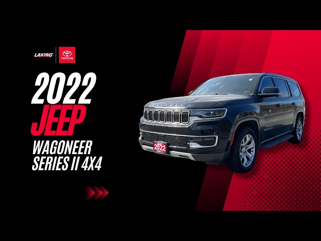 2022 Jeep WAGONEER Series II 4X4 3rd Row Seating This 2022 Wagon in Cars & Trucks in Sudbury