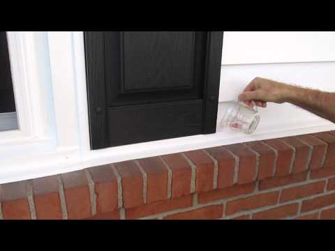 how to install vinyl j-channel around door