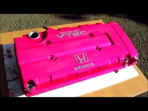 how to paint b series valve cover