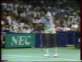 アガシ Noah Davis Cup 1989 （funny clip）
