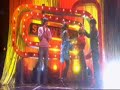 rachel stevens//danny jones--
receiving the 'most fanciable female' award
