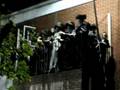 Satmar Rabbi Adressing Thousands Of People Motzei Shavuos 3