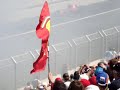 Kimi blows up his ferrari