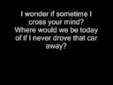 dont think i dont think about it
