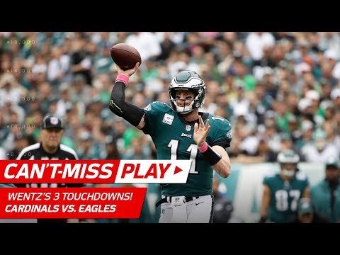 Video: Carson Wentz Can't Be Stopped in 1st Quarter w/ 3 TD Passes! | Can't-Miss Play | NFL Wk 5