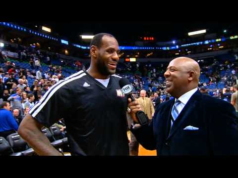 Video: Dwyane Wade Videobombs LeBron James With a Mop