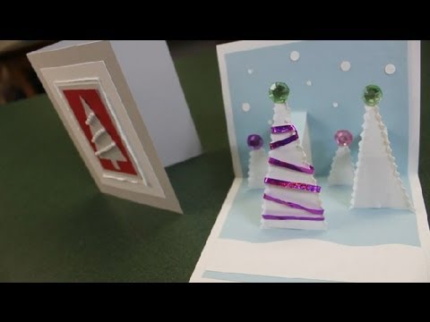 homemade cards - Subscribe Now: http://www.youtube.com/subscription_center?add_user=Expertvillage Watch More: http://www.youtube.com/Expertvillage Christmas tree cards are a ...