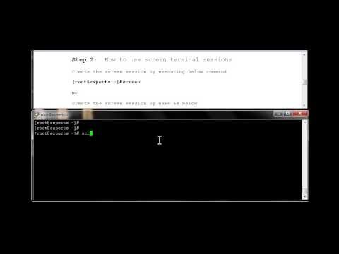 how to screen linux