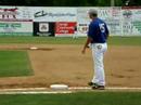 Davind Copper and Adam Amar work on fielding