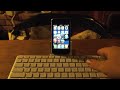 Yes, of course I had to mess around with iOS 4.0 and see if the Keyboard Dock worked with it. I don't know if you'd exactly want to travel with a Keyboard Dock in your pocket, but if you want to win a bar bet with this trick...well, godspeed to you. Note - The 