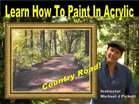 how to learn to paint with acrylics