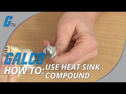 how to apply heat sink compound