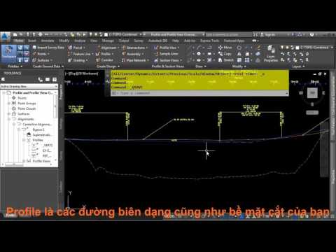 Tổng quan về Trắc dọc trong Civil 3D 2016 phần 1