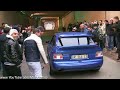 I have filmed a truly awesome Ford Escort Cosworth RS 4x4, while revving it does backfire and flames with the amazing reaction of some people taken by surprise, then it does a loud burnout in the tunnel! Marchettino Facebook page: www.facebook.com Marchettino Twitter page: twitter.com