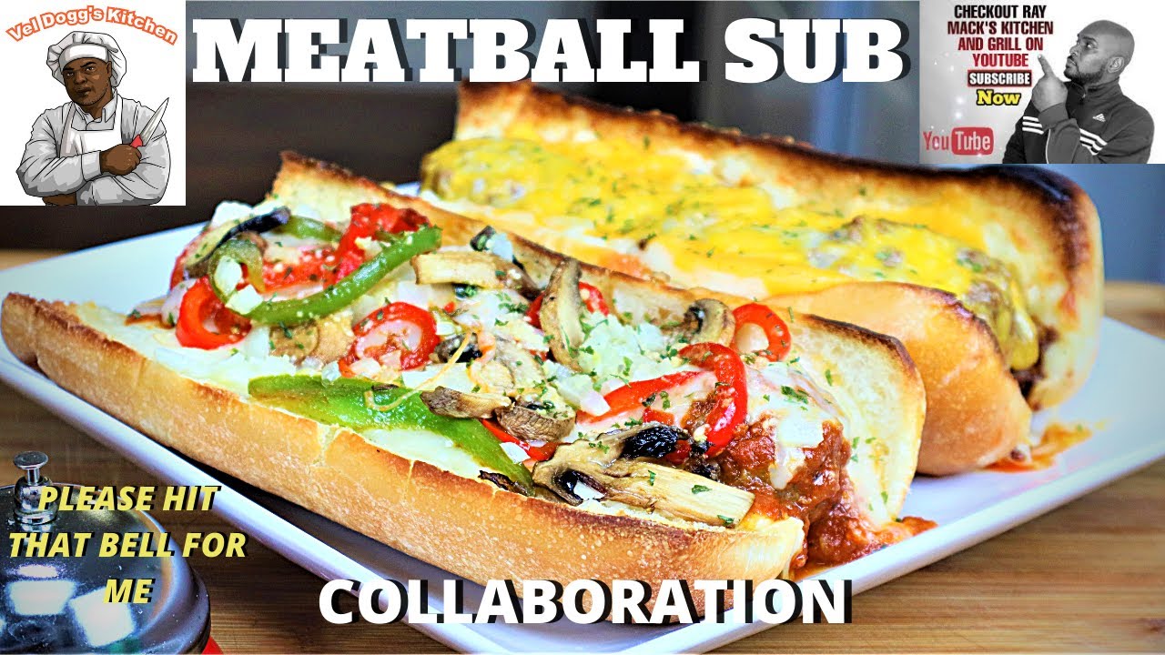 The Best Cheesy Italian Meatball Sub EVER!!! Meatball Sub Recipe